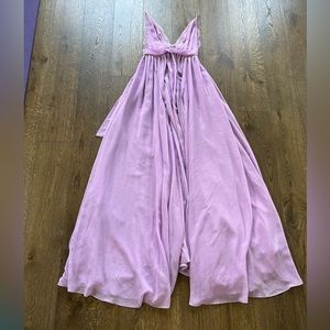 Michael Costello x Revolve Justin gown in Lavender